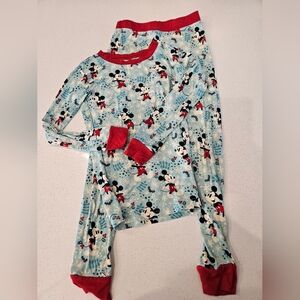 Little Sleepies Christmas Mickey pjs